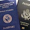 Liberian and US Passport